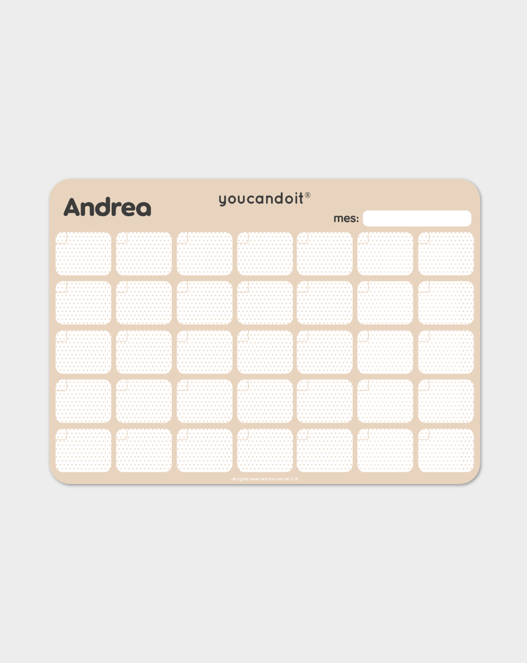 Pack color block beige