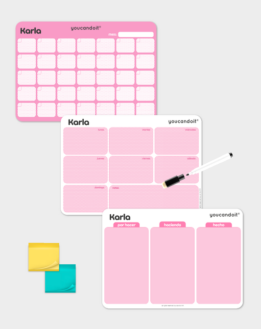 Pack Color Block Rosado