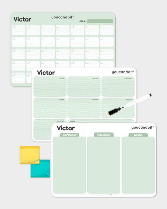 Pack color block verde